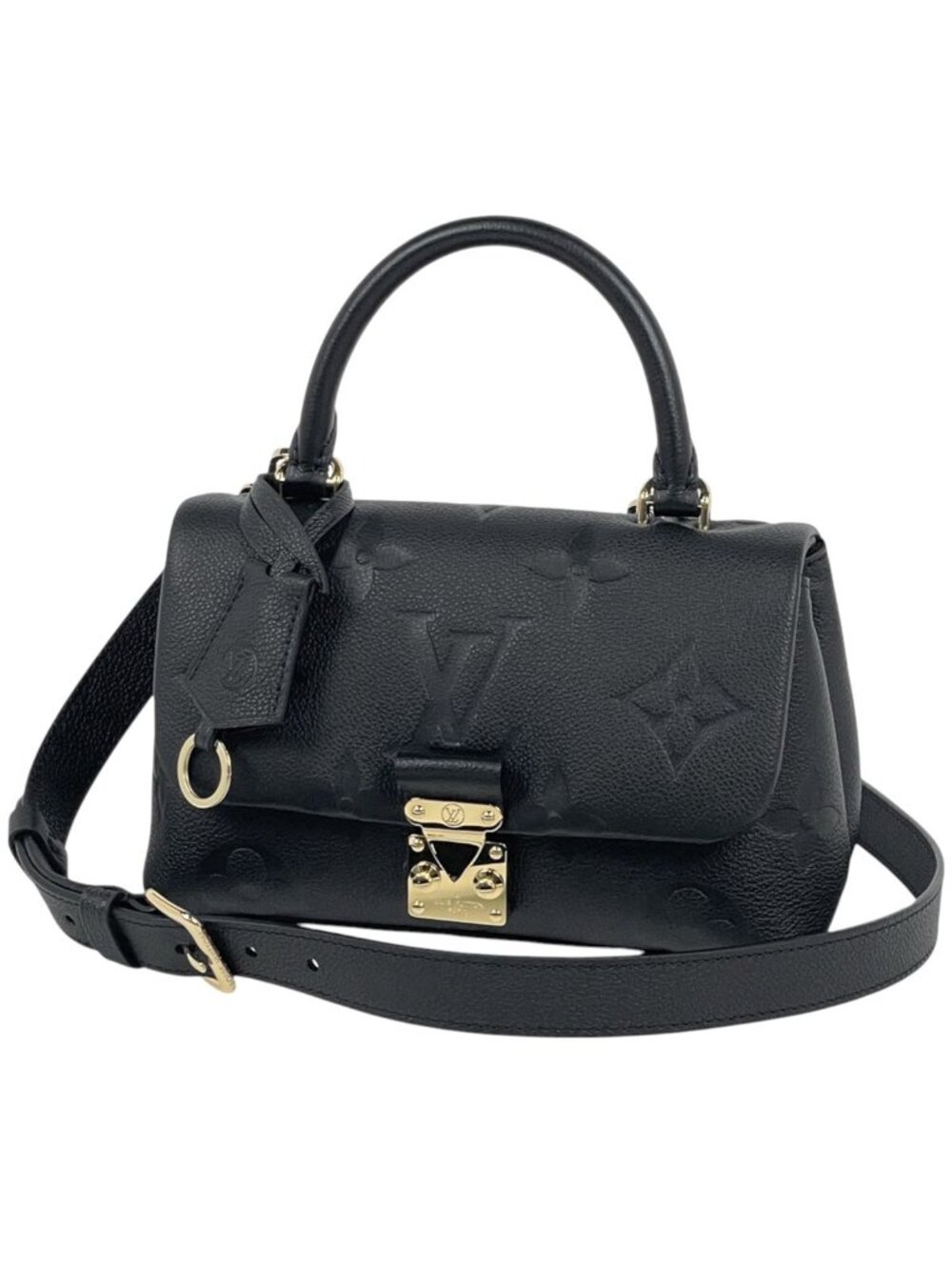 Louis Vuitton Madeleine BB Handbag 2-Way Monogram Empreinte Noir